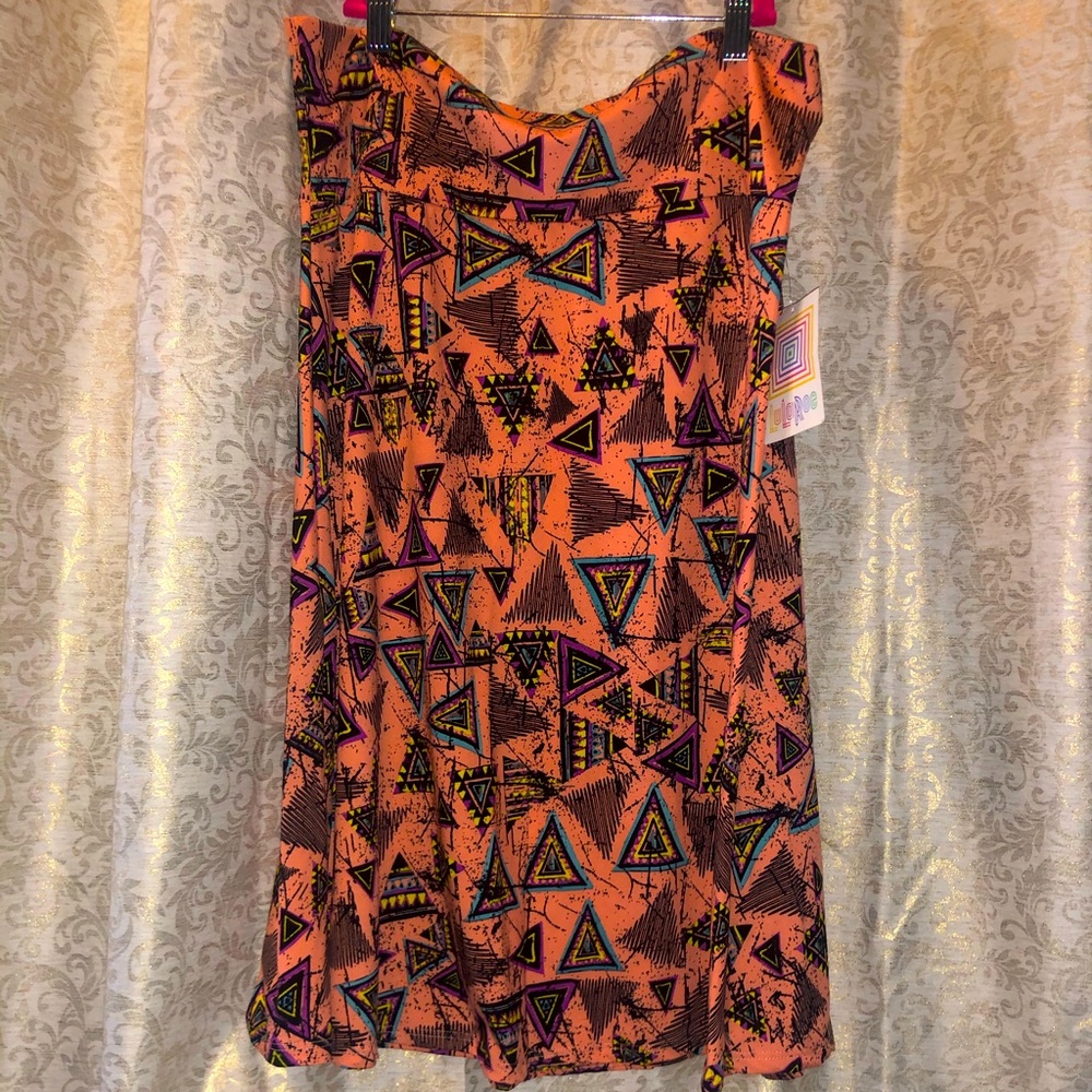 LuLaRoe Azure Skirt 2XL NWT